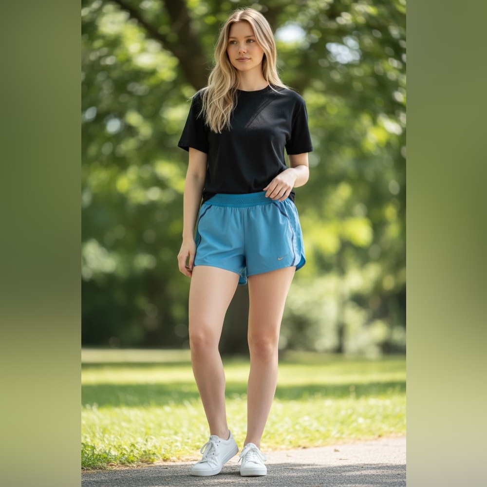 Nike Aeroswift  Blue Athletic Shorts